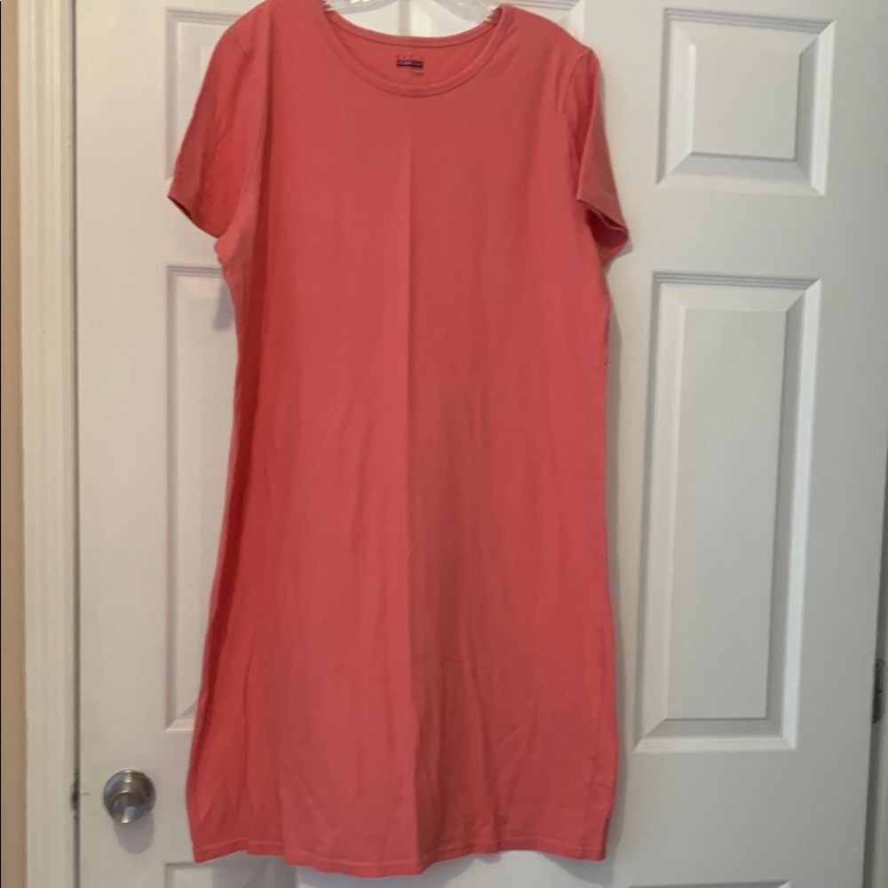 Basic Editions Coral Mini Dress